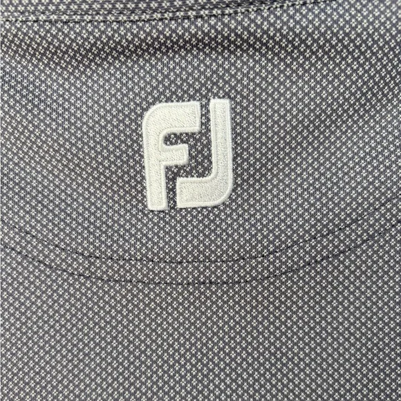 Foot Joy FJ Mens Golf Polo Shirt Size Medium Gray  Short‎ Sleeve - Picture 4 of 9